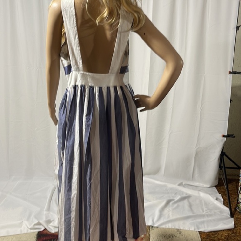COS STRIPED MIDI DRESS NWT - Picture 3 of 10